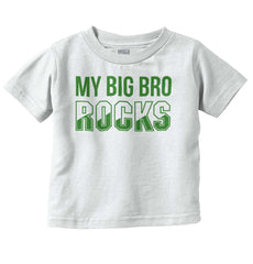 My Big Bro Rocks Infant Toddler T Shirt-Direct To Garment Print-Brisco Baby