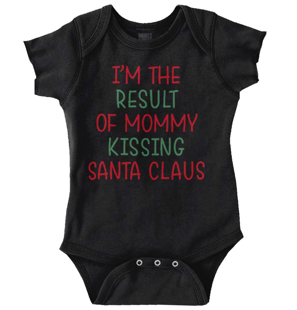 Result Of Mommy Santa Romper Bodysuit-Direct To Garment Print-Brisco Baby