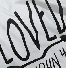 Loved Infant Baby Bib-Direct To Garment Print-Brisco Baby