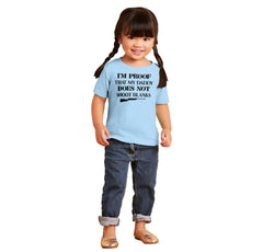 Shoot Blanks Infant Toddler T Shirt-Direct To Garment Print-Brisco Baby
