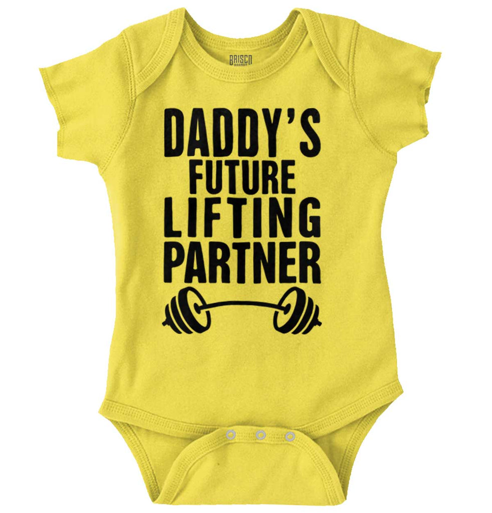 Lifting Partner Romper Bodysuit-Direct To Garment Print-Brisco Baby