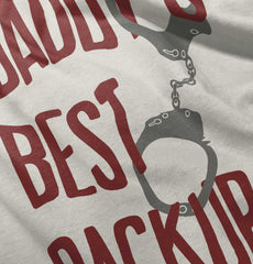 Daddy's Best Backup Baby Striped Skirt Dress-Direct To Garment Print-Brisco Baby