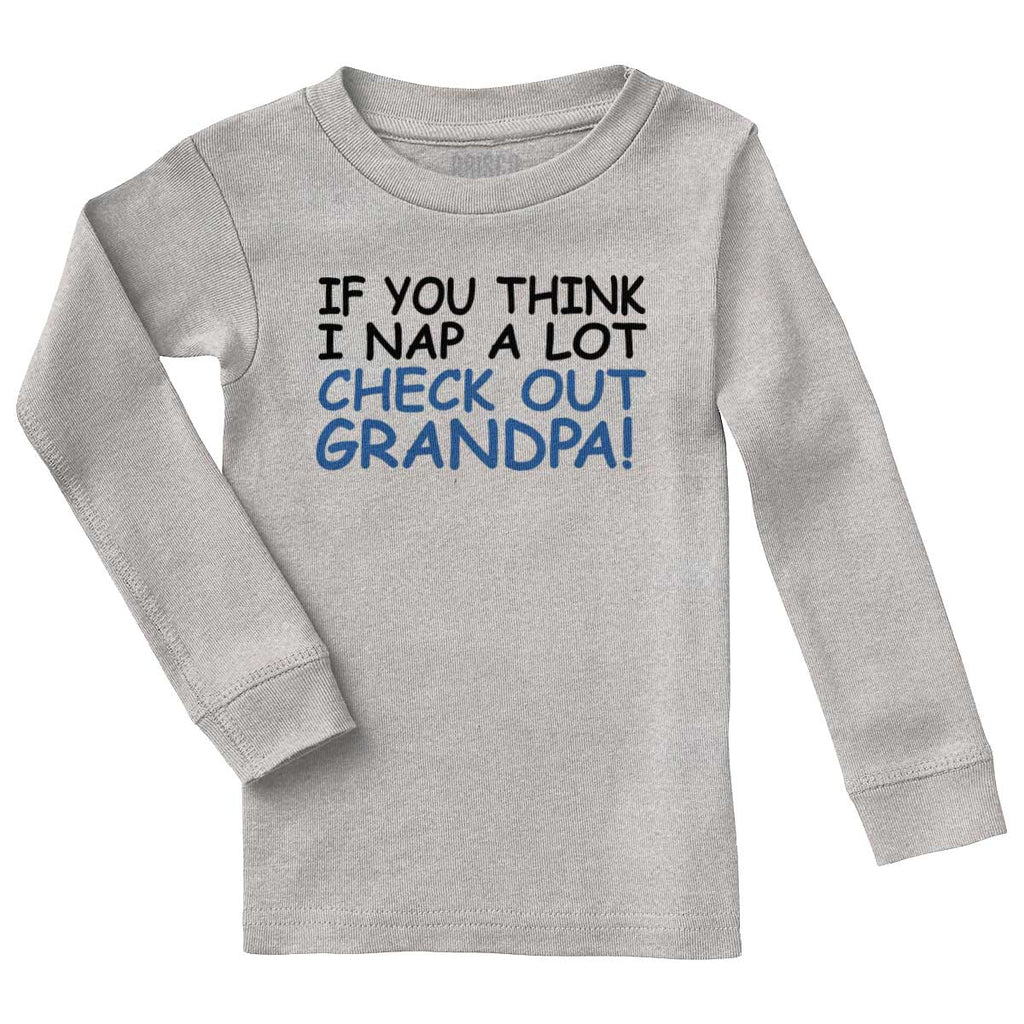 Check Out Grandpa Solid Baby Pajama Top-Direct To Garment Print-Brisco Baby
