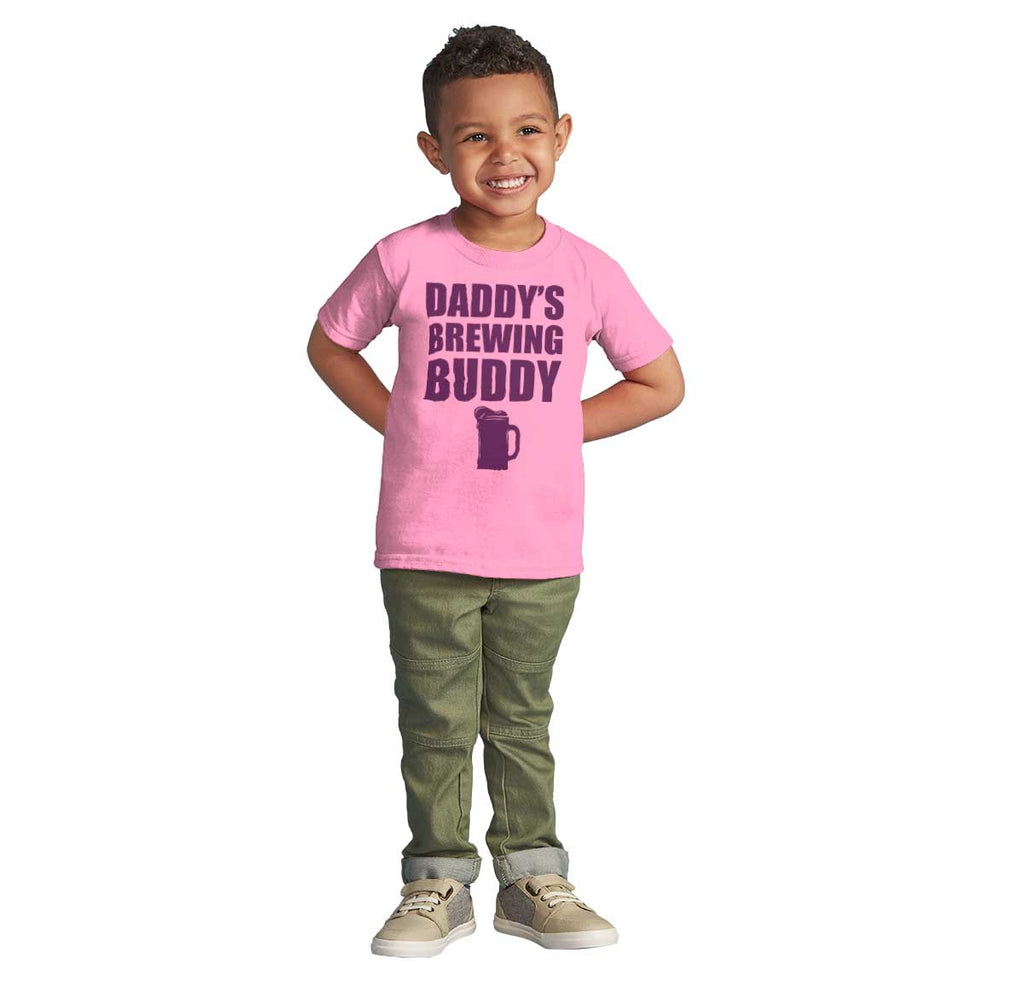 Brewing Buddy Infant Toddler T Shirt-Direct To Garment Print-Brisco Baby
