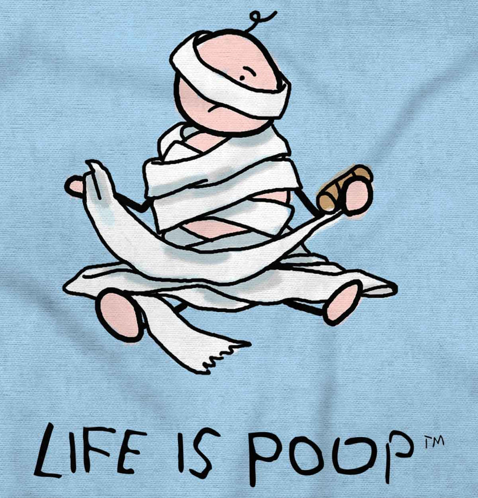 Baby Toilet Paper Infant Toddler T Shirt-Direct To Garment Print-Brisco Baby