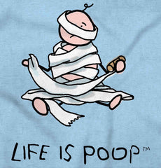 Baby Toilet Paper Infant Toddler T Shirt-Direct To Garment Print-Brisco Baby