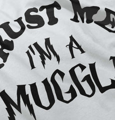 Trust Me I'm A Muggle Romper Bodysuit-Direct To Garment Print-Brisco Baby