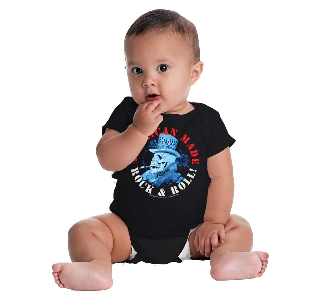 American Made Romper Bodysuit-Direct To Garment Print-Brisco Baby
