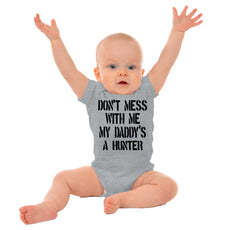 Daddy's A hunter Romper Bodysuit-Direct To Garment Print-Brisco Baby