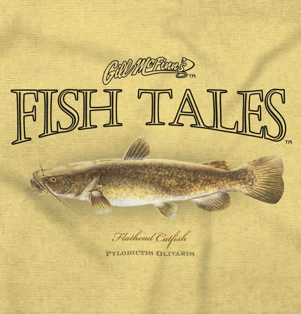 Flathead Catfish Infant Toddler T Shirt-Direct To Garment Print-Brisco Baby