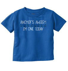 Anchors Aweigh Infant Toddler T Shirt-Direct To Garment Print-Brisco Baby