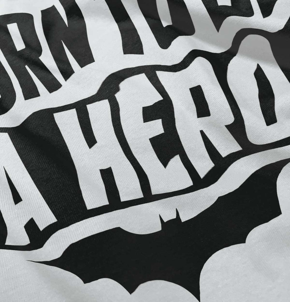 Born Batman Infant Baby Bib-Direct To Garment Print-Brisco Baby