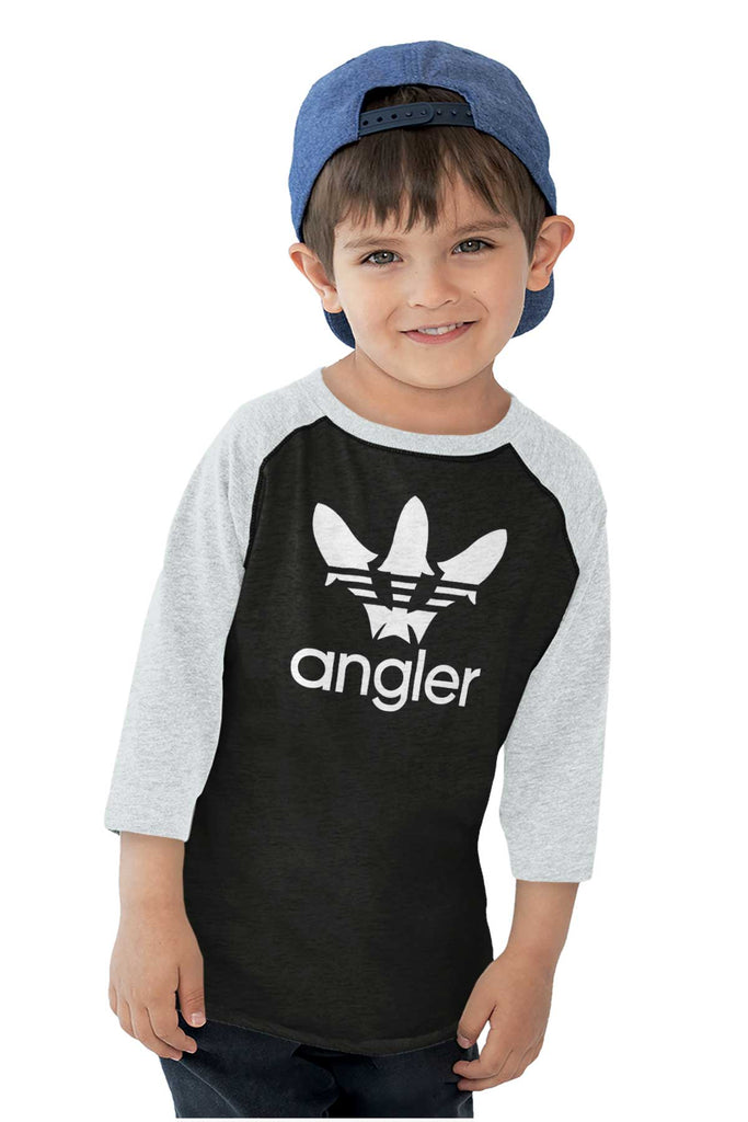 Angler Baseball T-Shirt-Direct To Garment Print-Brisco Baby