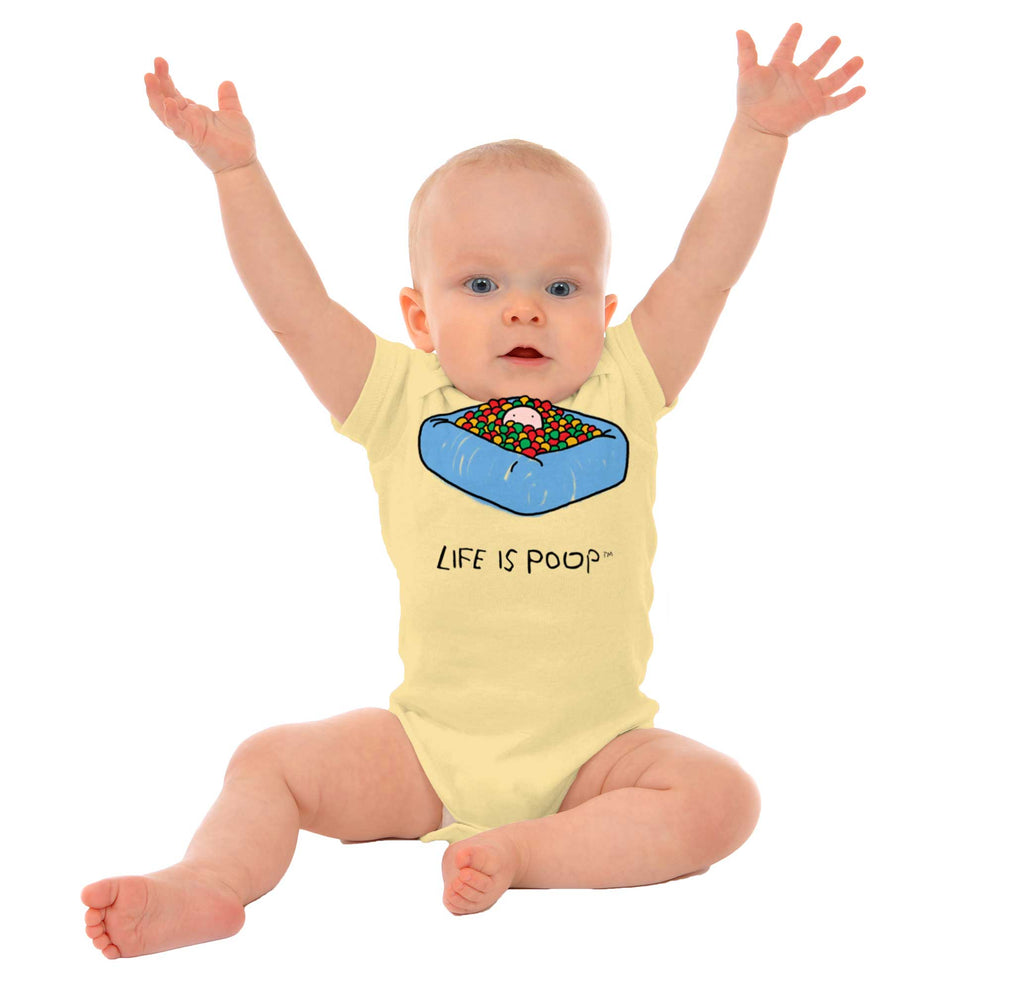 Ball Pit Romper Bodysuit-Direct To Garment Print-Brisco Baby