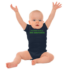 I'm Going To Be A Big Brother Romper Bodysuit-Direct To Garment Print-Brisco Baby