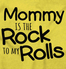 Rock To My Rolls Romper Bodysuit-Direct To Garment Print-Brisco Baby