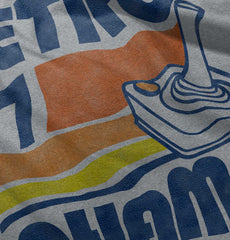 Retro 77 Champ Gamer Dragons Solid Baby Infant Dress-Direct To Garment Print-Brisco Baby