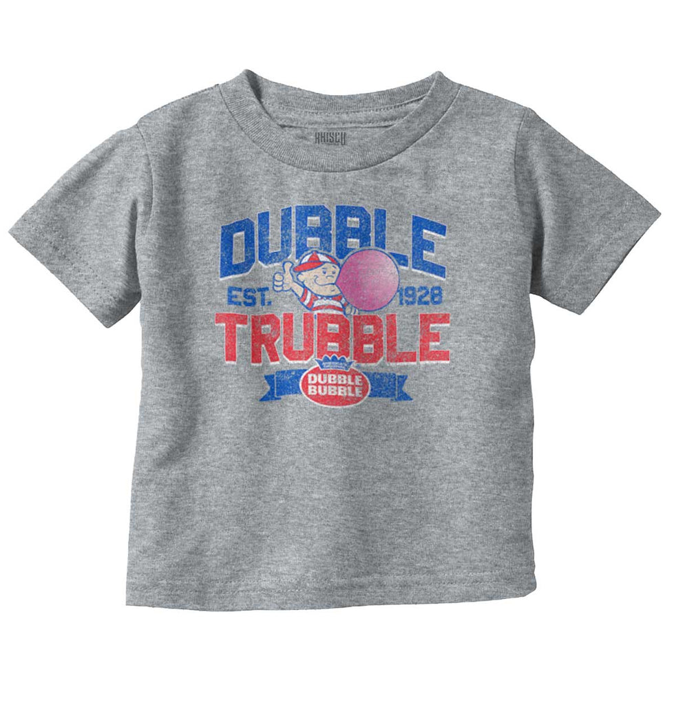 Dubble Trubble Infant Toddler T Shirt-Direct To Garment Print-Brisco Baby