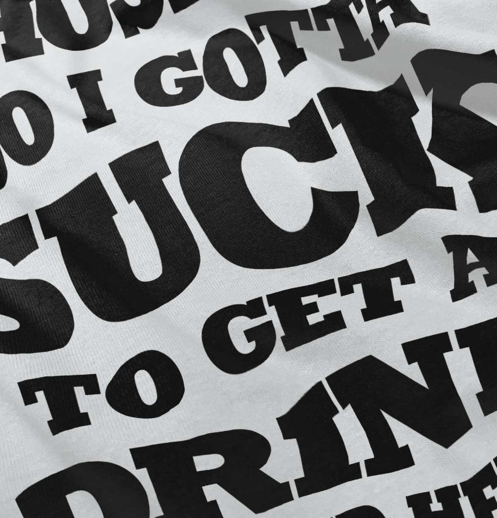 Get A Drink Infant Baby Bib-Direct To Garment Print-Brisco Baby