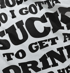 Get A Drink Infant Baby Bib-Direct To Garment Print-Brisco Baby