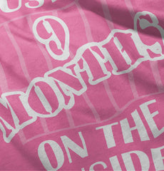 9 Months On The Inside Baby Polka Dot Skirt Dress-Direct To Garment Print-Brisco Baby