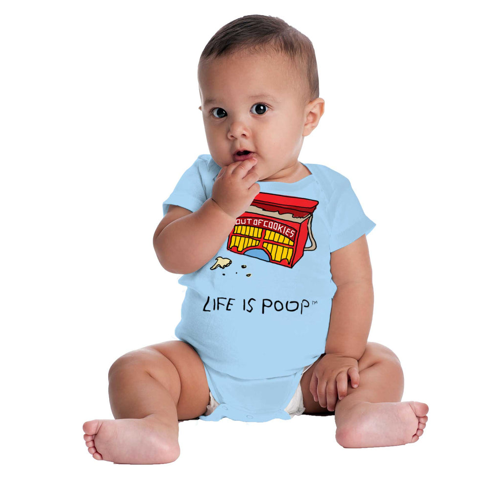 Out of Cookies Romper Bodysuit-Direct To Garment Print-Brisco Baby