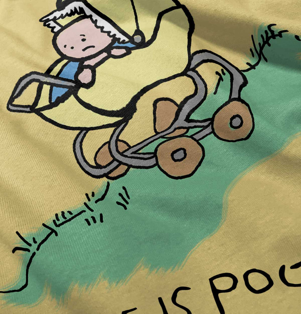 Downhill Stroller Infant Toddler T Shirt-Direct To Garment Print-Brisco Baby