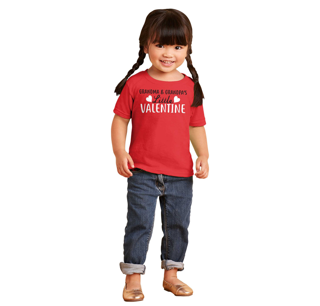 Grandparents Valentine Infant Toddler T Shirt-Direct To Garment Print-Brisco Baby