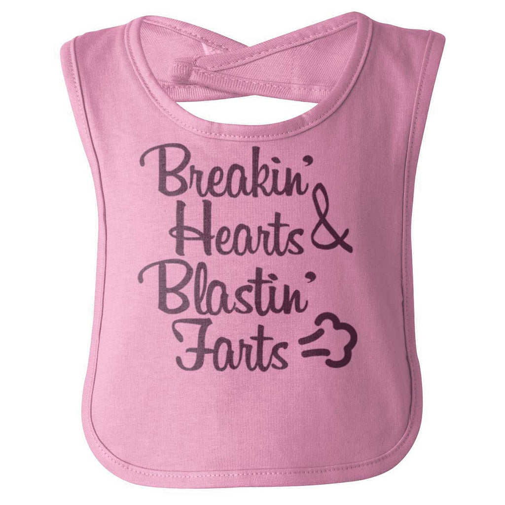 Blastin Farts Infant Baby Bib-Direct To Garment Print-Brisco Baby