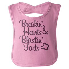 Blastin Farts Infant Baby Bib-Direct To Garment Print-Brisco Baby