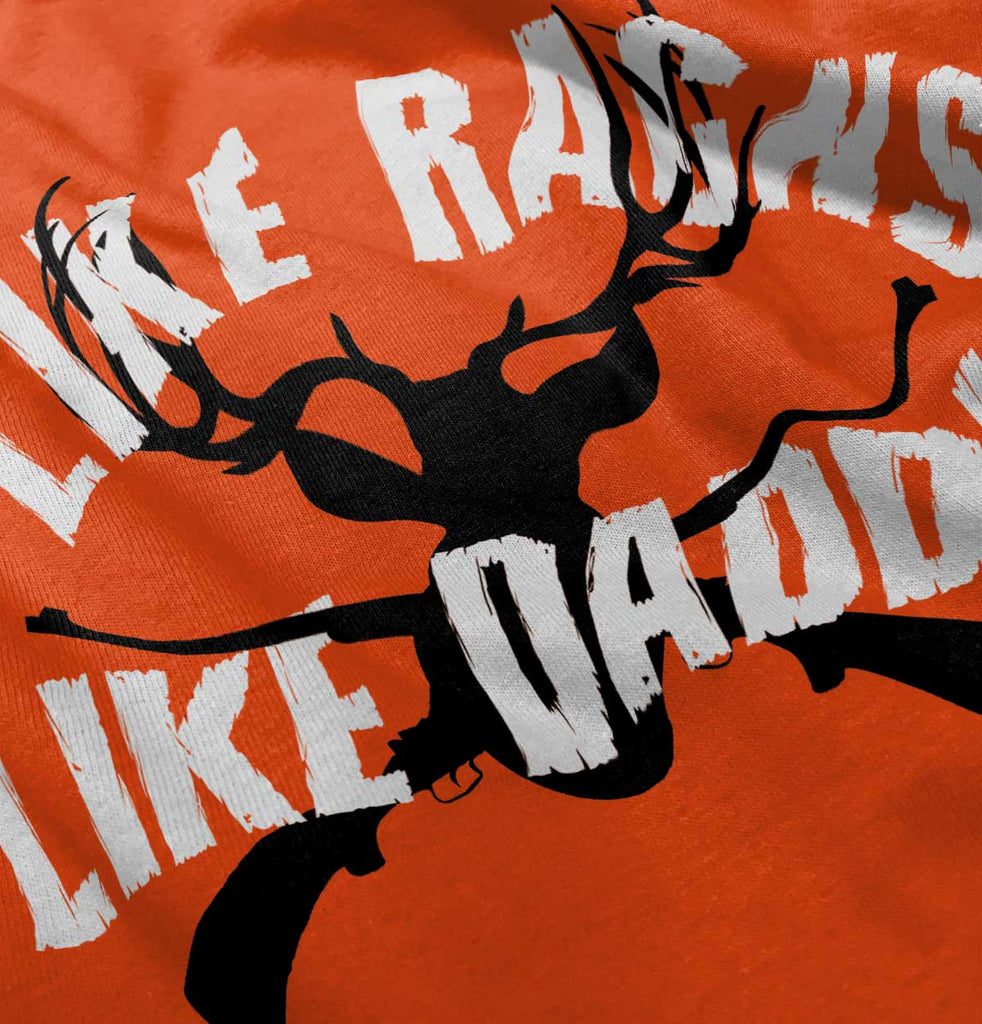 I Like Racks Like Daddy Infant Toddler T Shirt-Direct To Garment Print-Brisco Baby