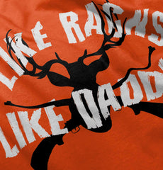 I Like Racks Like Daddy Infant Toddler T Shirt-Direct To Garment Print-Brisco Baby