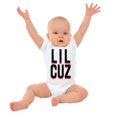 Lil Cuz Romper Bodysuit-Direct To Garment Print-Brisco Baby
