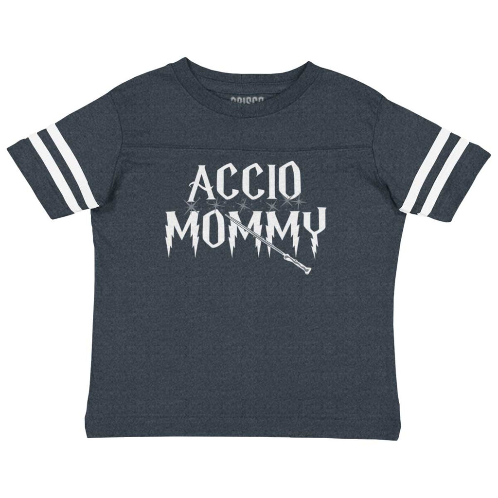 Accio Mommy Toddler Football Jersey Tee-Direct To Garment Print-Brisco Baby
