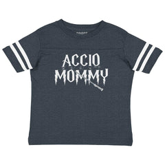 Accio Mommy Toddler Football Jersey Tee-Direct To Garment Print-Brisco Baby