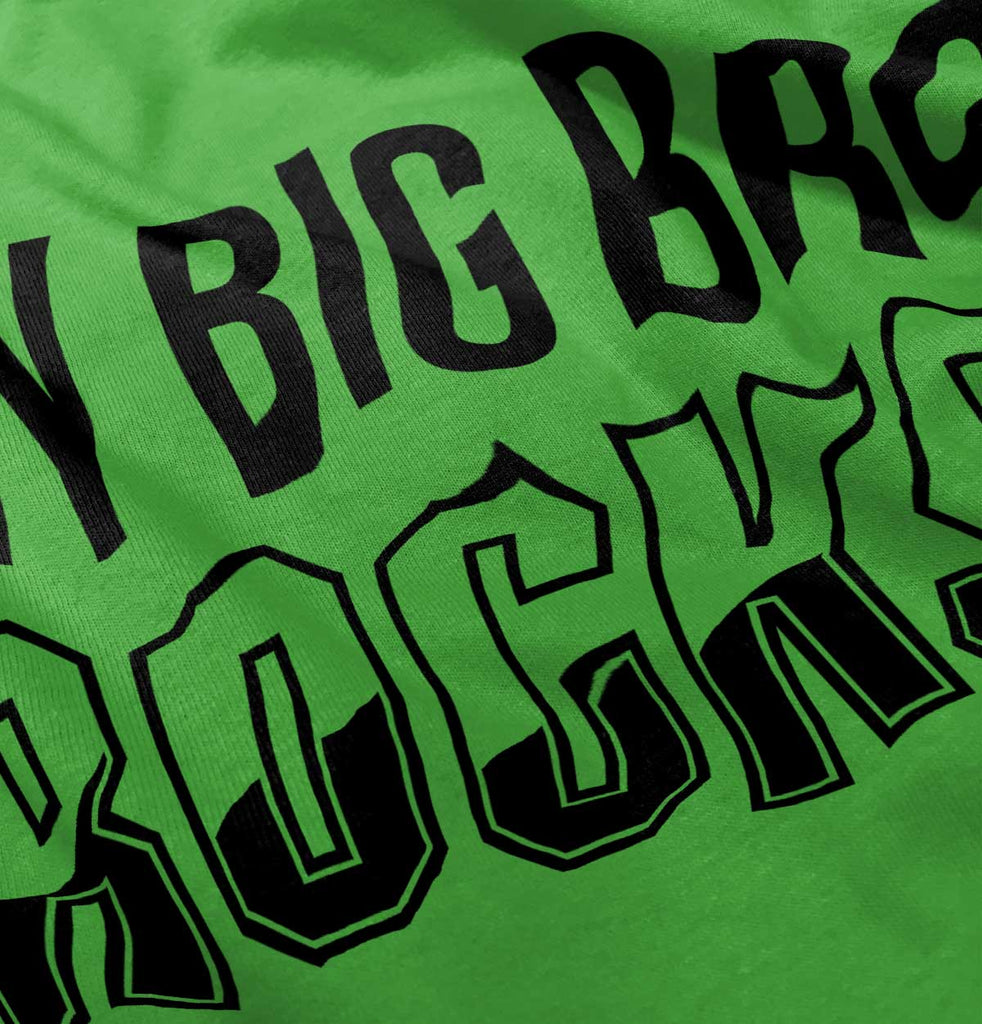 My Big Bro Rocks Infant Toddler T Shirt-Direct To Garment Print-Brisco Baby