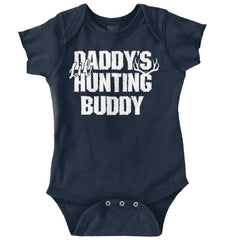 Lil Hunting Buddy Romper Bodysuit-Direct To Garment Print-Brisco Baby