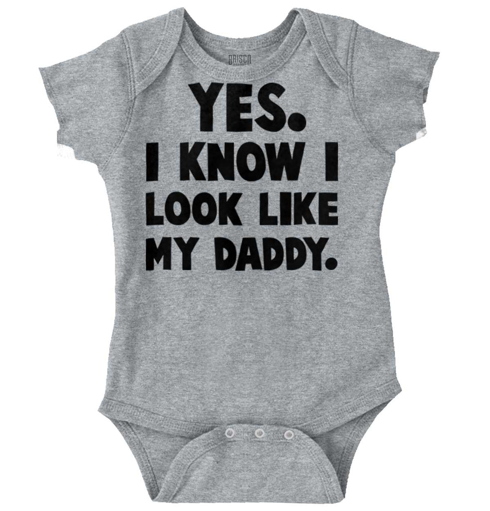 Look Like Daddy Romper Bodysuit-Direct To Garment Print-Brisco Baby