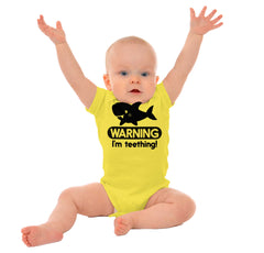 I'm Teething Romper Bodysuit-Direct To Garment Print-Brisco Baby