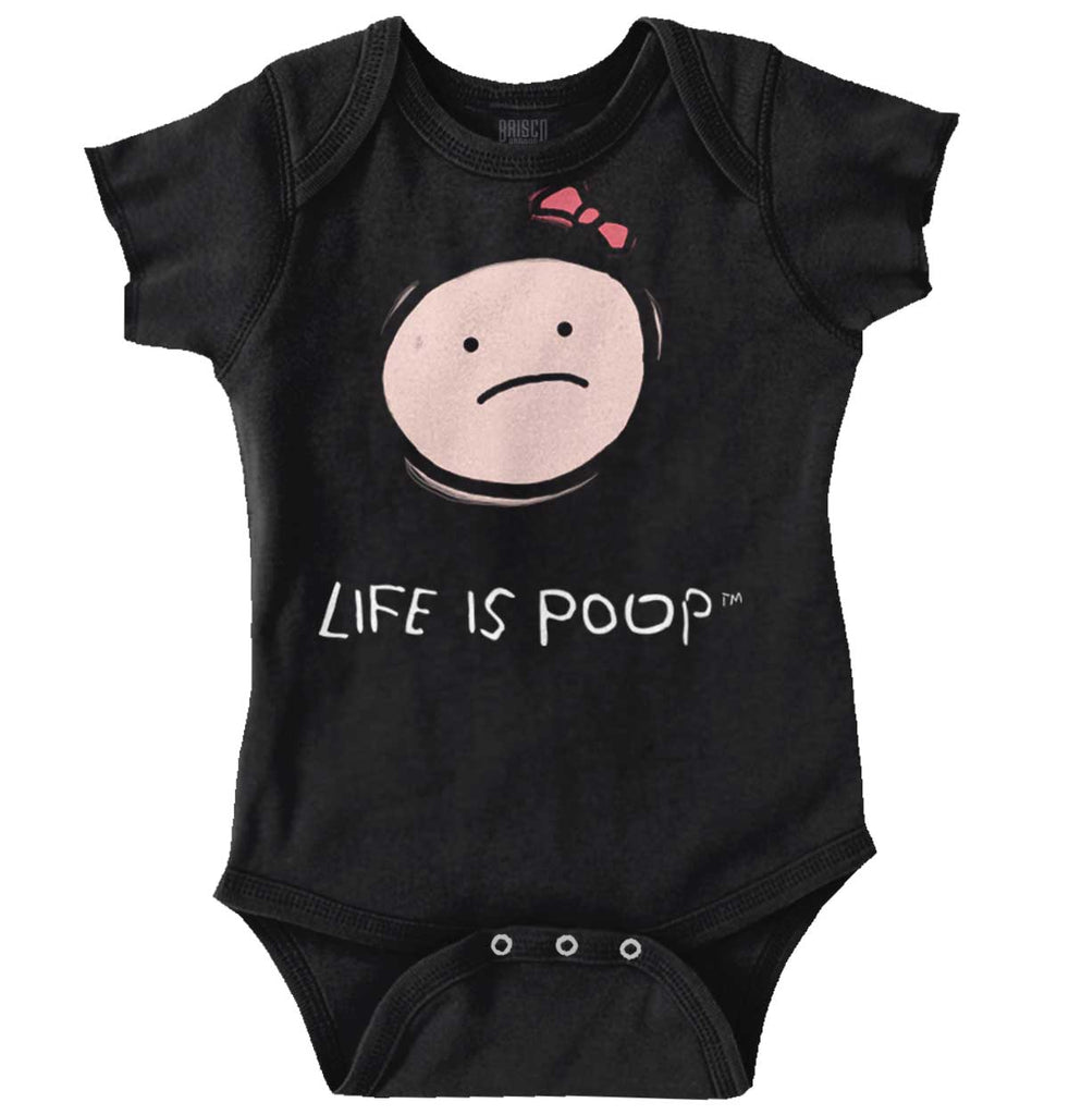 Girl Logo Romper Bodysuit-Direct To Garment Print-Brisco Baby