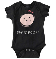 Girl Logo Romper Bodysuit-Direct To Garment Print-Brisco Baby