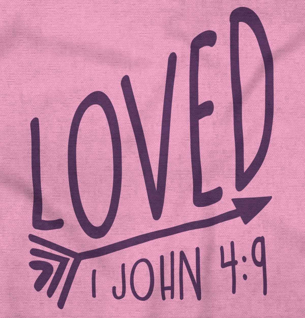 Loved Infant Baby Bib-Direct To Garment Print-Brisco Baby