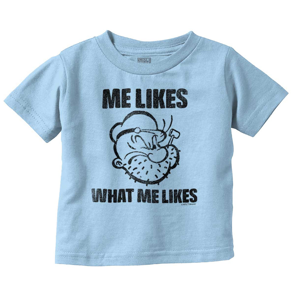 What Me Likes Infant Toddler T Shirt-Direct To Garment Print-Brisco Baby