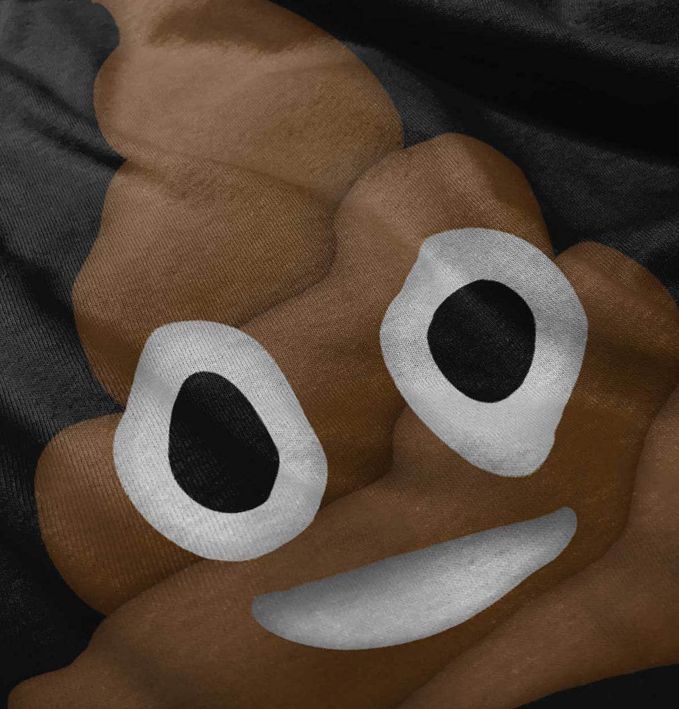 Poop Emoji Romper Bodysuit-Direct To Garment Print-Brisco Baby