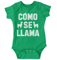 Como Se Llama Romper Bodysuit-Direct To Garment Print-Brisco Baby