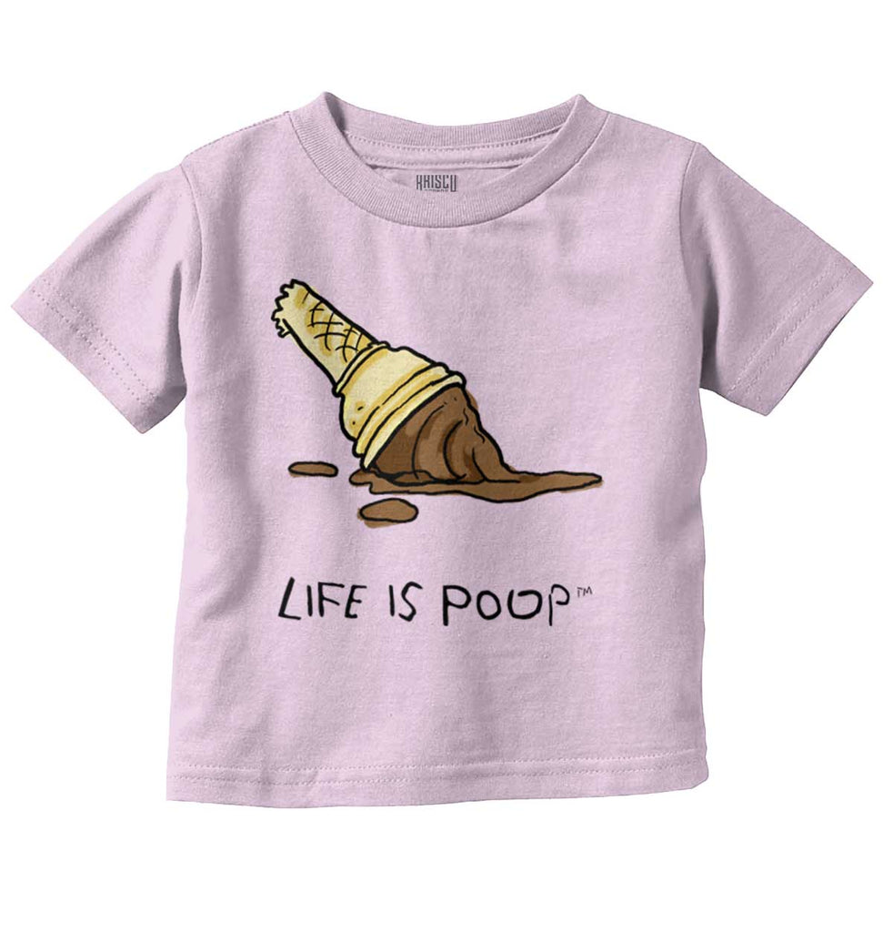 Dropped Cone Infant Toddler T Shirt-Direct To Garment Print-Brisco Baby