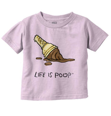 Dropped Cone Infant Toddler T Shirt-Direct To Garment Print-Brisco Baby