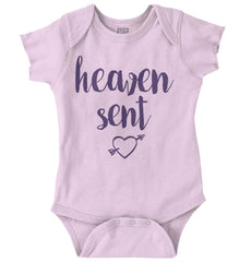 Heaven Sent Romper Bodysuit-Direct To Garment Print-Brisco Baby