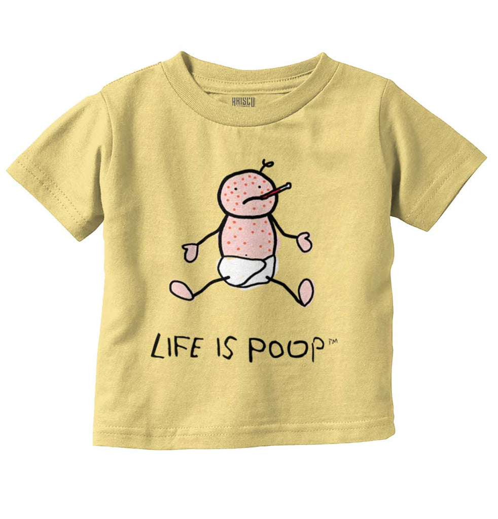 Chicken Pox Infant Toddler T Shirt-Direct To Garment Print-Brisco Baby