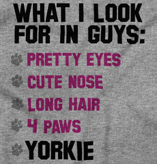 Yorkie Checklist Romper Bodysuit-Direct To Garment Print-Brisco Baby